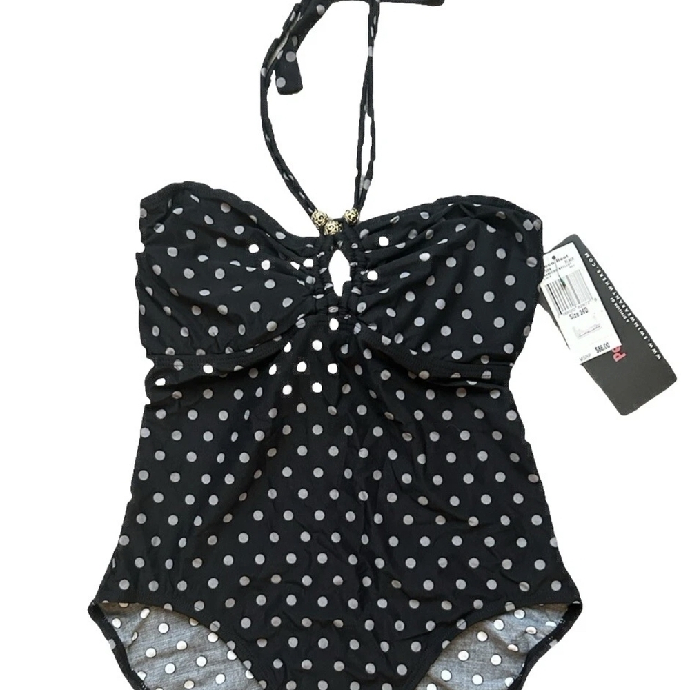 Coco Reef Black & White Polka Dot Woman's' One-Piece Swimsuit